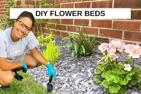 Easy flower beds for beginners *budget friendly*