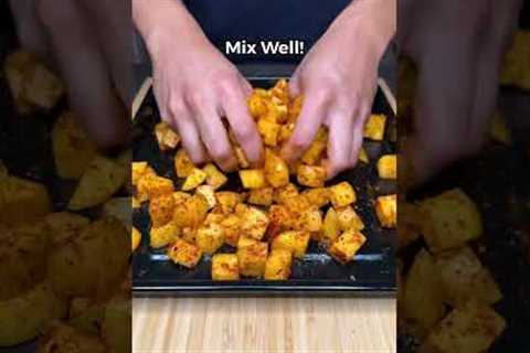 MOST DELICIOUS High Protein Creamy Garlic Cheesy Chicken &amp; Potatoes! ONLY 502 CALS #recipe..
