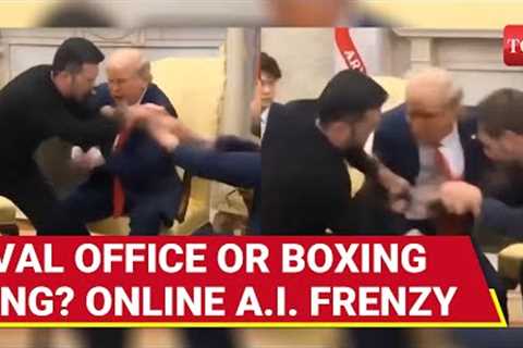 This Is How Trump-Zelensky Physical Fight Would Look; AI Transforms Oval Office into Boxing Ring