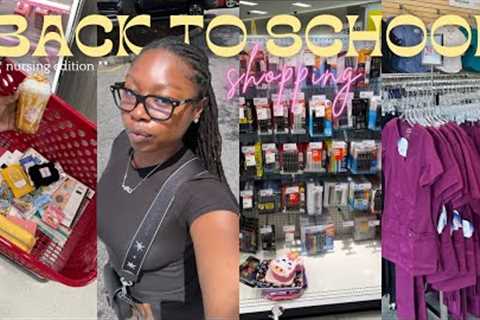 BACK TO SCHOOL SUPPLIES SHOPPING + HAUL 2024 🩺 **NURSING EDITION**