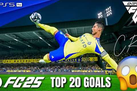 FC 25 - TOP 20 GOALS BY CRISTIANO RONALDO #7 | PS5 Pro [4K60]