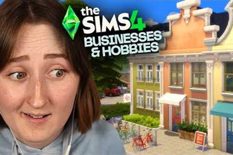 Building a POTTERY STUDIO with The Sims 4: Businesses &amp; Hobbies