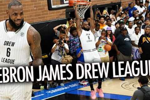 LeBron James electrifies crowd in 1st Drew League appearance since 2011