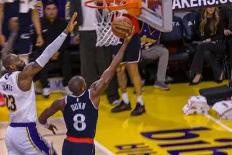 LeBron James EPIC CHASEDOWN BLOCK to Save the Game vs Clippers
