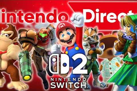 Every New Game to Expect at the Nintendo Switch 2 Direct!