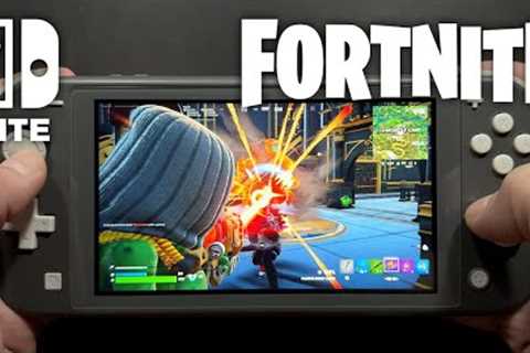 Fortnite on Nintendo Switch Lite #734