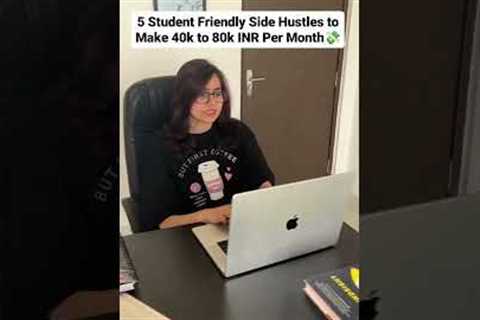 5 Side Hustles for Students to Make Money Online💸| Read Description 👇🏻