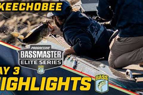 Highlights: Day 3 of Bassmaster ELITE at Okeechobee