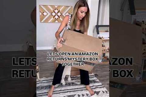Unboxing an Amazon Returns Mystery Box 🎁 #amazonmysterybox #haul #thrifting  #unboxing #mysterybox