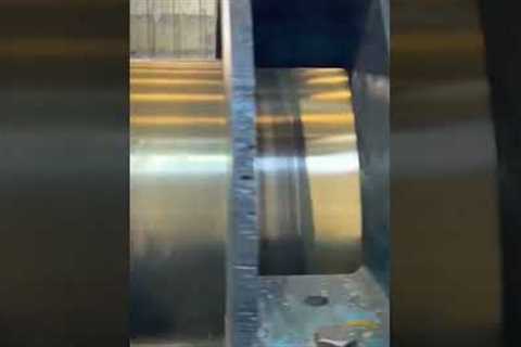 material punching process with sophisticated machines #shorts