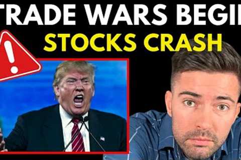 🚨Trump Tariffs TANKING Stockmarket: World Retaliation TRADE WARS BEGIN