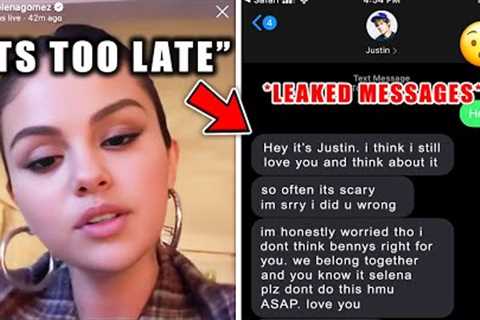 Justin Bieber Messages Selena Gomez Moments Before She Got Engaged…