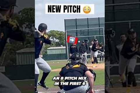 Paul Skenes learned a new pitch 😅