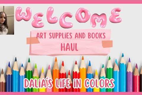 Art supplies haul