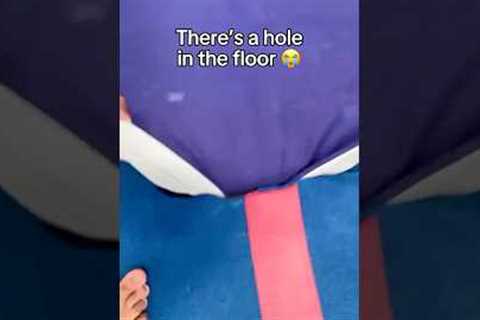 I broke the floor 😭 #gymnast #gymnastics #sports #olympics #fail #fails #sport  #tumble #tumbling