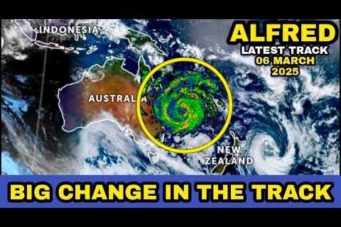 ⚠️🌀 Tropical Cyclone Alfred Making Drastic changes in the track
