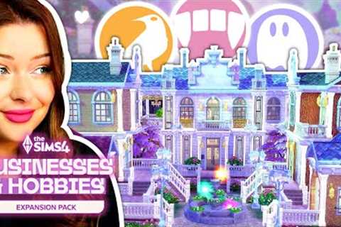 I Built a *FUNCTIONAL* Occult School with The Sims 4 Businesses & Hobbies