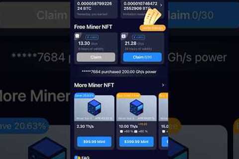 Bitcoin Mining App Earnings Update #bitcoin #mining