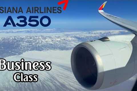 BUSINESS  🇰🇷  Seoul to Paris CDG 🇫🇷  Asiana Airlines Airbus A350 !  [FULL FLIGHT REPORT]