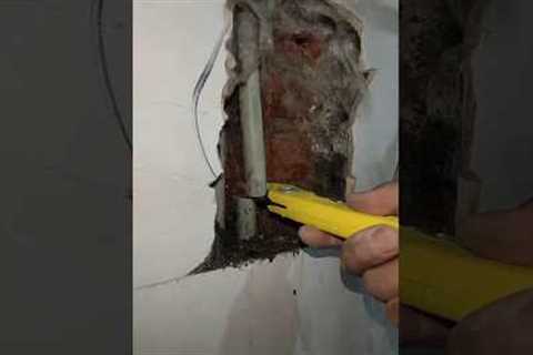 Detecting and Repairing Water Pipe Leaks Behind Walls