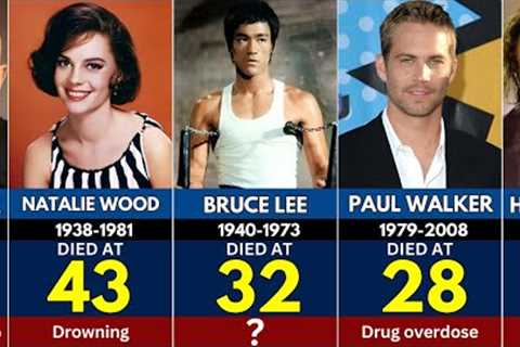 Hollywood Actors and Celebrities Who Died YOUNG Before 50