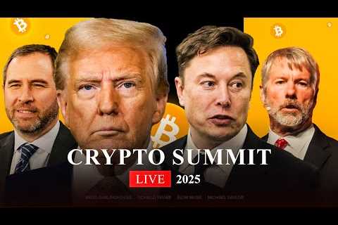 LIVE! White House - Crypto Summit 2025 with Elon Musk