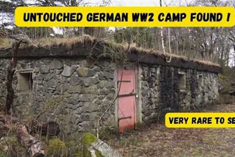 We found an untouched German WW2 camp. Almost like the German troops just left..
