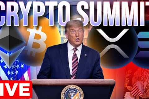 Crypto Summit LIVE!🔴Trump Delivers White House Digital Asset Remarks🔥