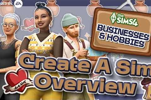 Create-A-Sim Overview | The Sims 4 Businesses and Hobbies - Early Access | WoohooTattoo #EAPartner