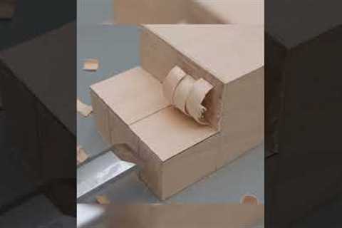 Impressive woodworking technology Wood joining Japanese woodworking#Shorts(65）