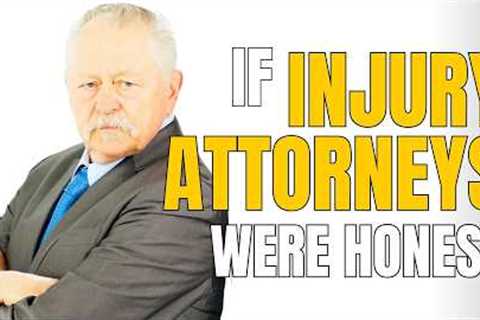 If Injury Attorneys Were Honest | Honest Ads