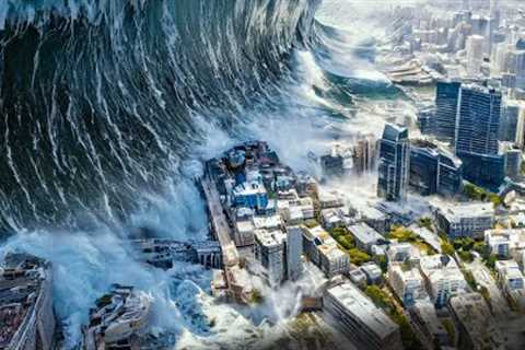 Huge Tsunami Engulfs 99% of Earth,Only the Ultra-Rich Survive