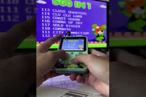 G5 Retro Handheld Game Console - 500 Built-In Games for Kids | Classic Fun