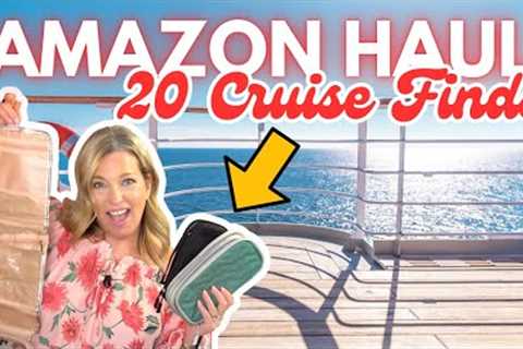 All NEW Amazon CRUISE Haul! You will LOVE these for your next cruise!