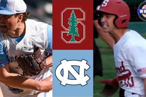 Stanford vs #4 North Carolina (G2) | 2025 College Baseball Highlights
