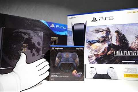 PS5 FINAL FANTASY XVI Console Unboxing! + DualSense + Collector's Edition