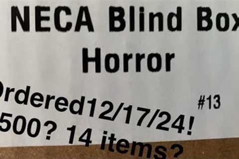 FINALLY!! $500 NECA horror blind box,ordered dec.17th! #UNBOXING #neca #horror #blindbox #mysterybox