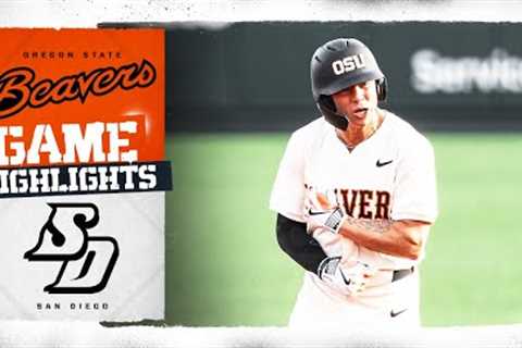250308 Oregon State Baseball Highlights: 3/8/25 vs. San Diego
