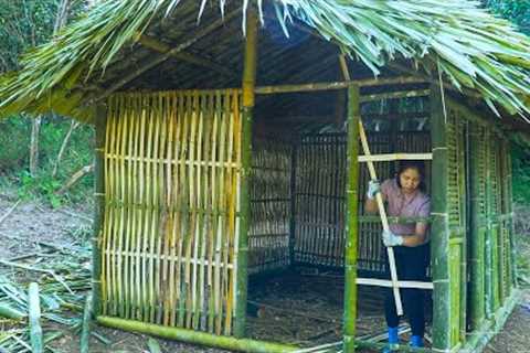90 Days Solo Survival – Building &amp; Thriving in a Bamboo House in the Wild