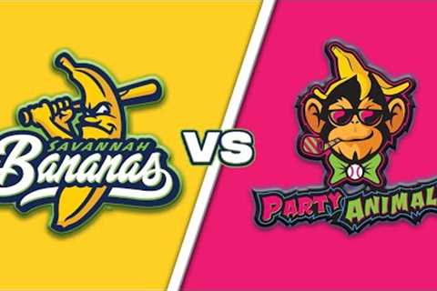 Party Animals Blast Home Runs! - Savannah Bananas vs Party Animals in Savannah, GA