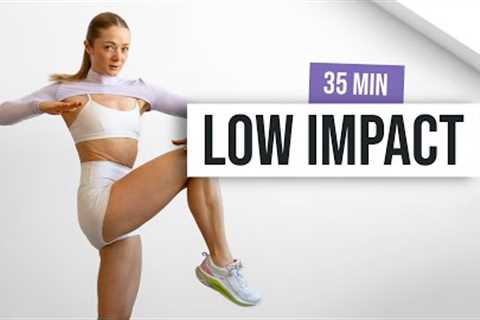 35 MIN *LOW IMPACT* HIIT - High Intensity Home Workout - No Equipment, No Jumping