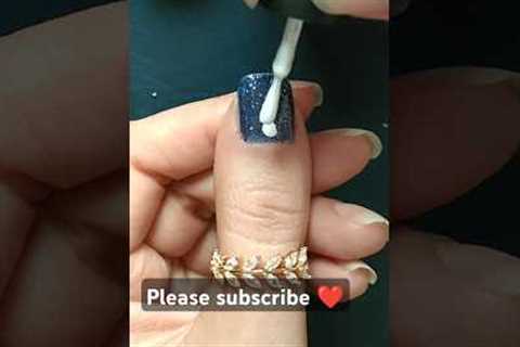 Easy Nail art at home #tutorial #trending #diy #manicure #gelnails #handmadenails #shorts #fashion
