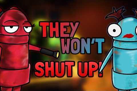 REPO WITH THE GIRLS!  I AM BEGGING THEM TO STOP TALKING!!!!!!