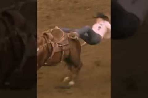 Brittany Pozzi Tonizzi has a huge wreck barrel racing #fypシ #horse #ohno #equestrian #youtube
