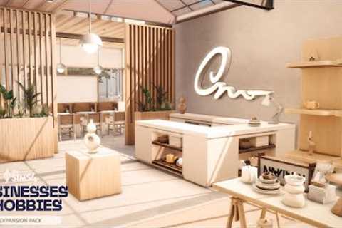 POTTERY BUSINESS + APARTMENT ON THE SAME LOT 🪴 | Sims 4 Businesses &amp; Hobbies (no CC)