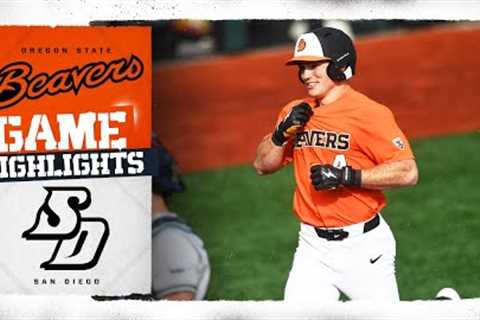 Oregon State Baseball Highlights: 3/9/25 vs. San Diego