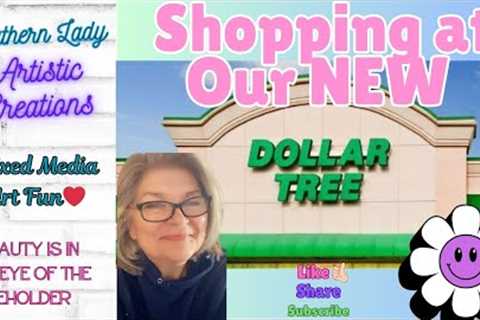 Went Shopping at Our NEW Dollar Tree! 🛒I am So Excited 😍Craft Supplies Haul, Home Decor &amp; ..