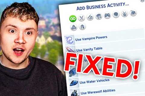 Fixing The Sims 4 Businesses &amp; Hobbies so it isn't as bad