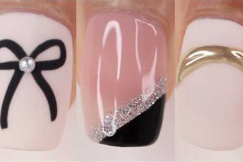 easy minimal nail designs, New Years Eve nail art