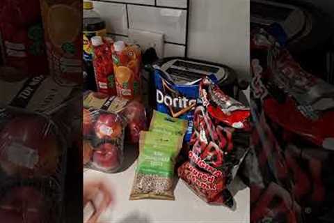 Weekly grocery haul * student living alone edition * 😘 that scented candle is a 10/10 btw